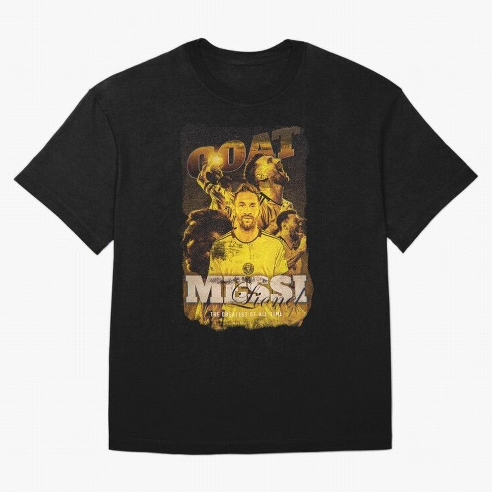 Lionel Messi The Goat Classic T-Shirt Celebrate Soccer Greatness during FIFA World Cup 2026 Group Stage Highlighting Messi, Neymar and Mbappe, England and Germany Energy, Fan Favorite Moments, National Team Passion, Big Match Drama and Soccer