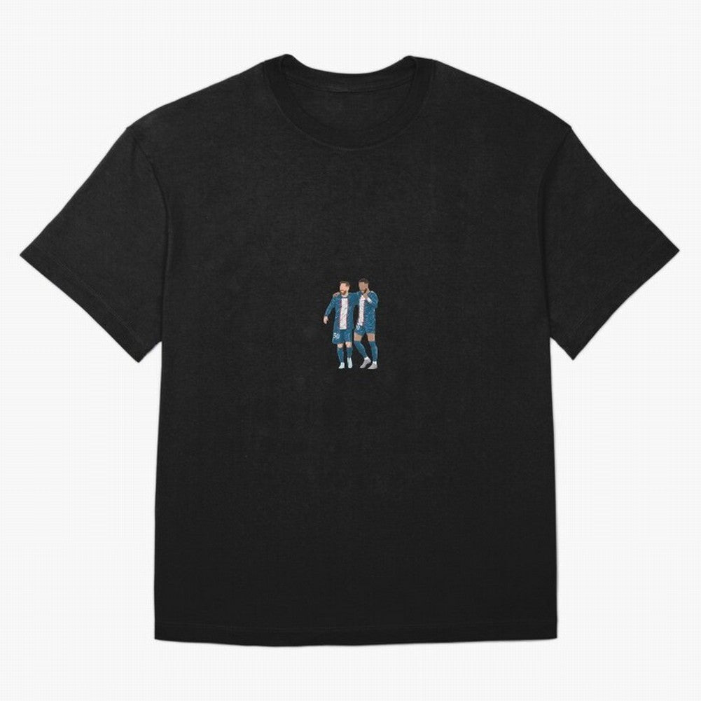 Lionel Messi and Neymar JR Minimalist Classic T-Shirt Celebrate the Next Chapter of FIFA World Cup 2026 Group Stage Spirit, with Germany, Messi, Neymar and Mbappe, Champion Mindset, Group Stage Buzz, Knockout Tension and Passionate Fan Culture;