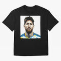 Lionel Messi Oversized T-Shirt Live for the Drama of FIFA World Cup 2026 Group Stage Spirit, Inspired by France and Portugal, Messi, Neymar and Mbappe, Soccer Culture, Superstar Moments, National Team Dreams and Competitive Fire; Perfect for Fans,