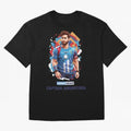 Lionel Messi Captain Argentina Oversized T-Shirt Relive the Noise and Pride of FIFA World Cup 2026 Inspired by Haaland, Portugal, Spain and Germany Energy, Game Day Rituals, Football Legends, Country Pride and the Road to the Final; Perfect for