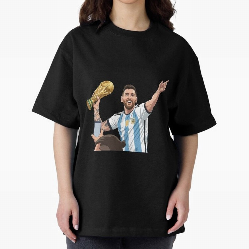 Lionel Messi Classic T-Shirt Elevate FIFA World Cup 2026 Group Stage Celebrating Cristiano Ronaldo, Argentina and Brazil Energy, Supporter Pride, Iconic Celebrations, Legendary Names and Global Match Day Energy; Great for Watch Parties, Sports