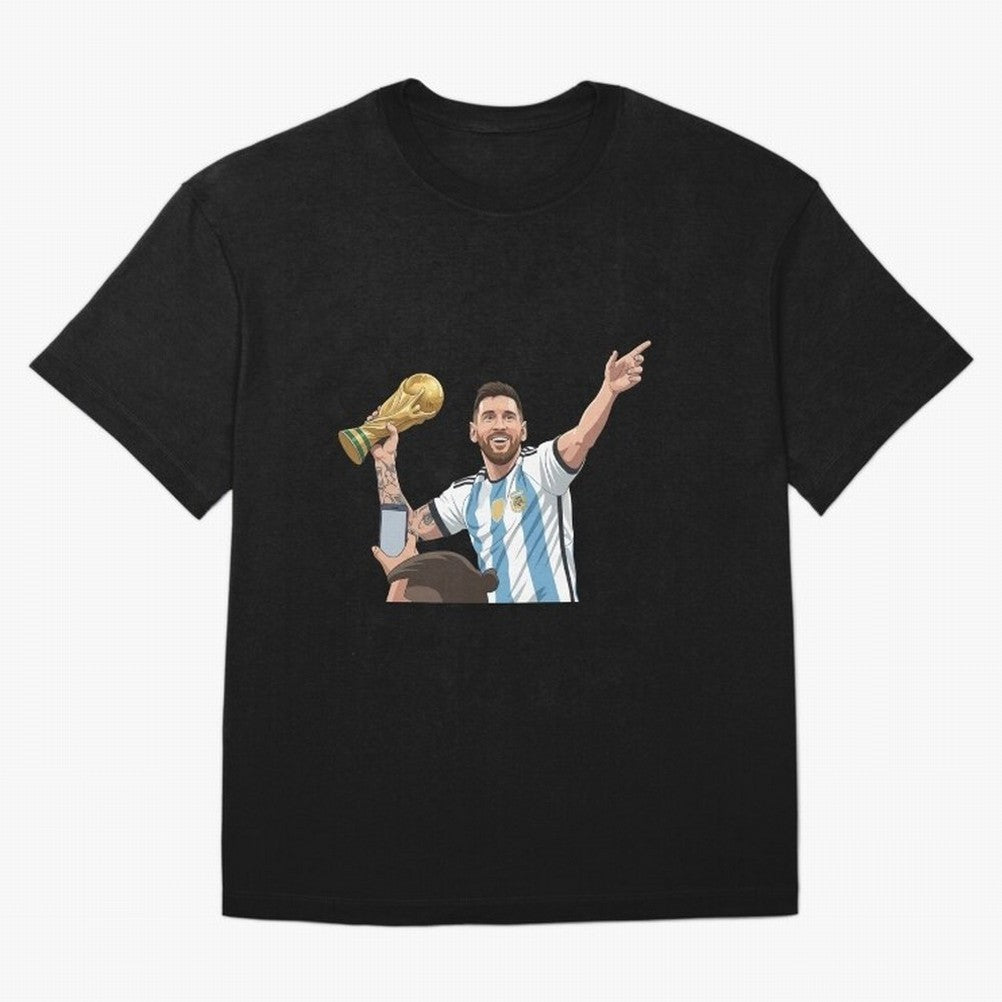 Lionel Messi Classic T-Shirt Elevate FIFA World Cup 2026 Group Stage Celebrating Cristiano Ronaldo, Argentina and Brazil Energy, Supporter Pride, Iconic Celebrations, Legendary Names and Global Match Day Energy; Great for Watch Parties, Sports