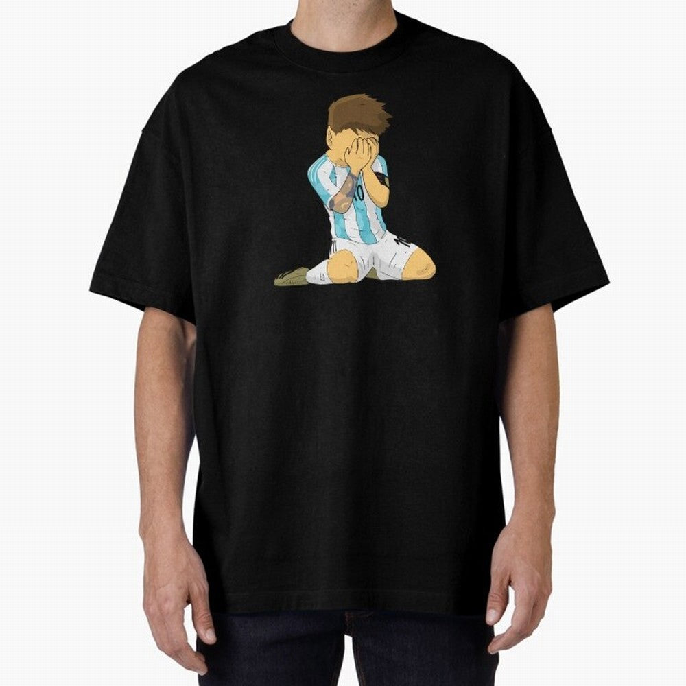 Messi Copa America Moment Oversized T-Shirt Follow the Final Road of the FIFA World Cup 2026 USA Canada Mexico Journey through CR7 Highlights, Netherlands Pride, Game Day Rituals, Football Legends, Country Pride and the Road to the Final; Ideal for