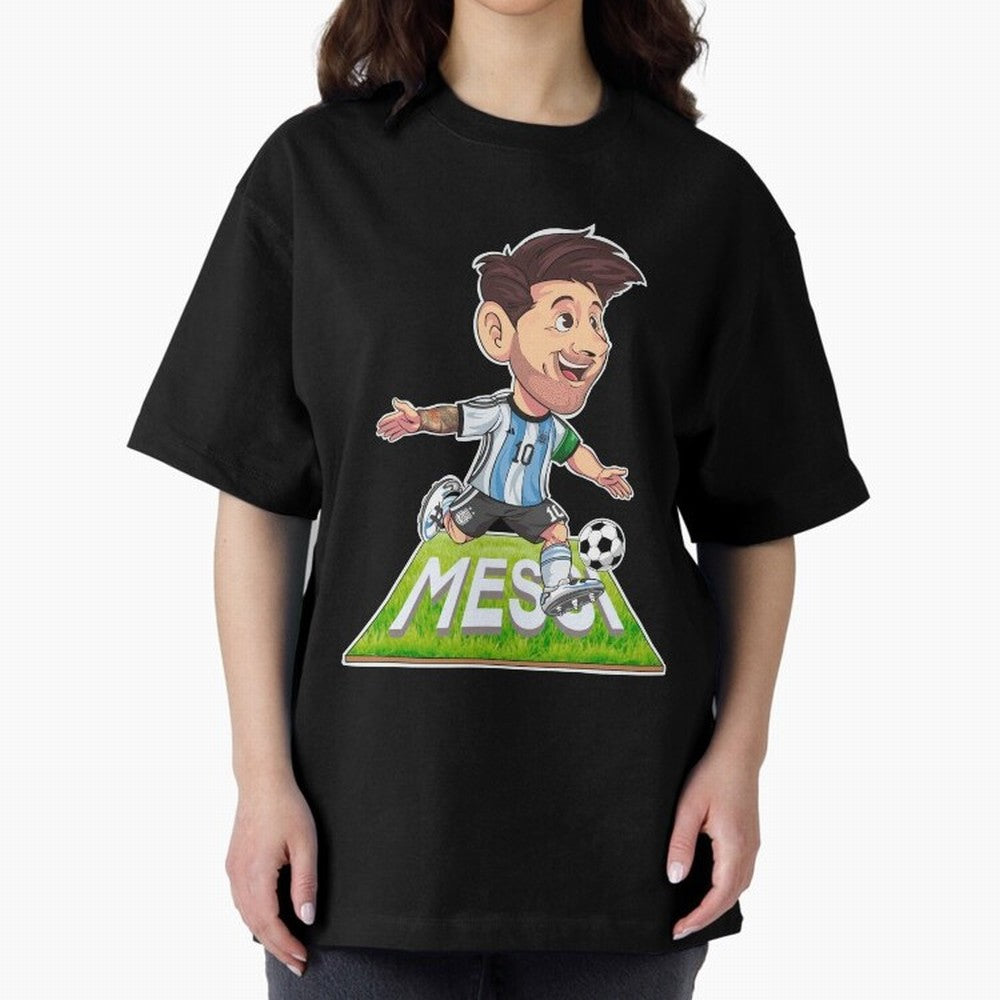 Lionel MESSI Oversized T-Shirt Bring Home the FIFA World Cup 2026 Group Stage Journey through Messi Highlights, Spain and Netherlands Pride, Match Day Excitement, Supporter Culture, Golden Goals and Global Football Passion; Ideal for Passionate