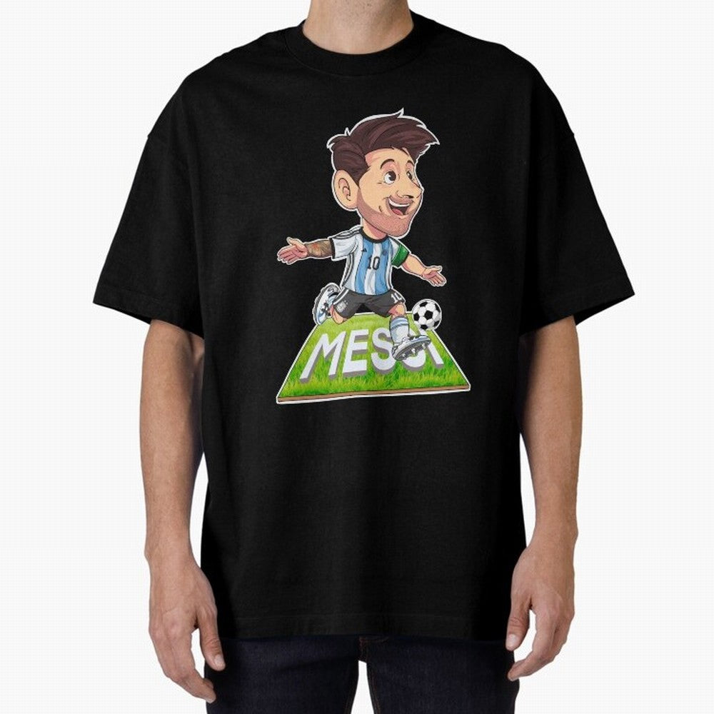 Lionel MESSI Oversized T-Shirt Bring Home the FIFA World Cup 2026 Group Stage Journey through Messi Highlights, Spain and Netherlands Pride, Match Day Excitement, Supporter Culture, Golden Goals and Global Football Passion; Ideal for Passionate
