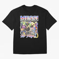 Lionel Messi Graphic Design Classic T-Shirt Bring Stadium Energy to Global Football Passion for FIFA World Cup 2026, Featuring Messi, Neymar and Mbappe, Brazil, Classic Soccer Heritage, Championship Pressure, Fan Loyalty and International Pride;