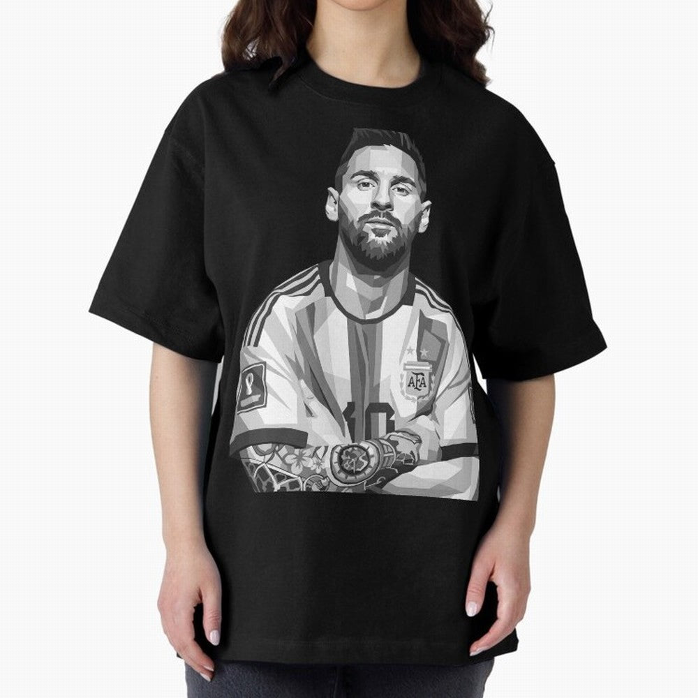 Messi grayscale Classic T-Shirt Mark the FIFA World Cup 2026 Group Stage Journey through Cristiano Ronaldo, Haaland and CR7 Highlights, Brazil, Portugal and Argentina Pride, Vintage Soccer Flavor, Modern Football Stars, National Flags and Final