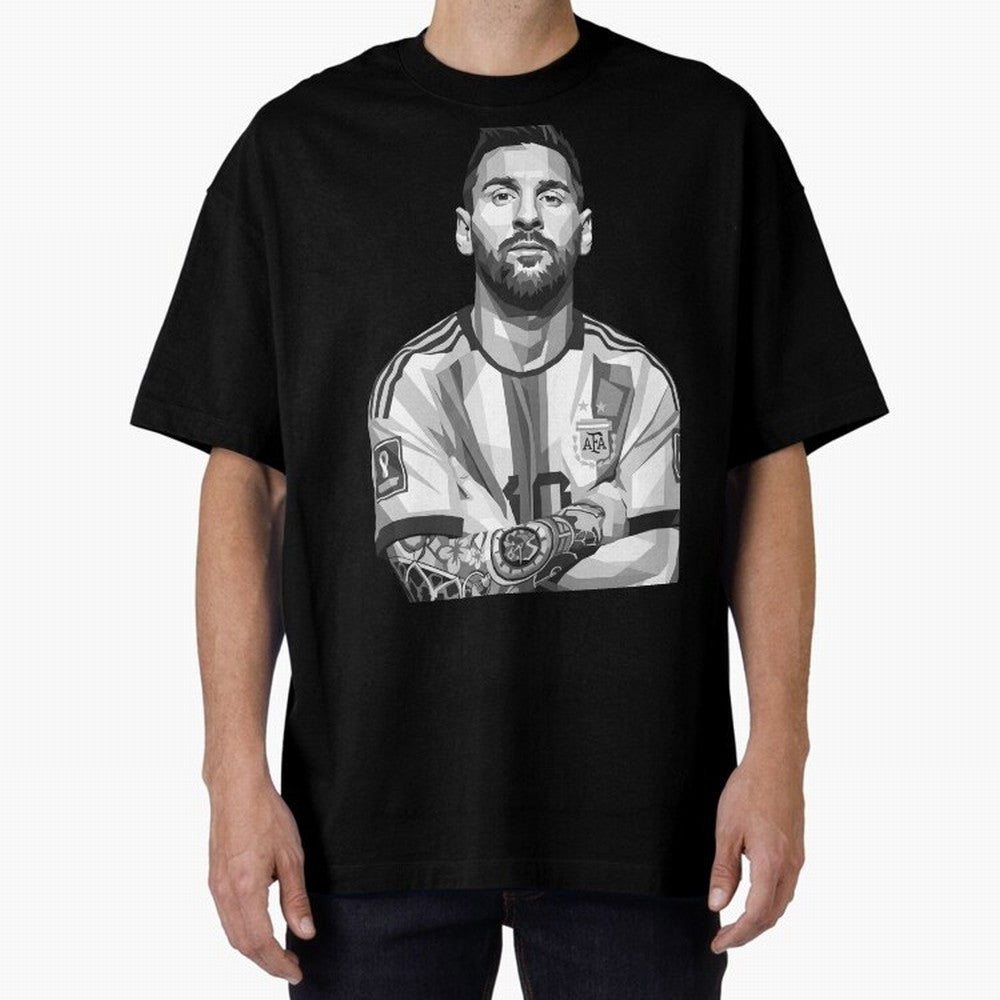Messi grayscale Classic T-Shirt Mark the FIFA World Cup 2026 Group Stage Journey through Cristiano Ronaldo, Haaland and CR7 Highlights, Brazil, Portugal and Argentina Pride, Vintage Soccer Flavor, Modern Football Stars, National Flags and Final
