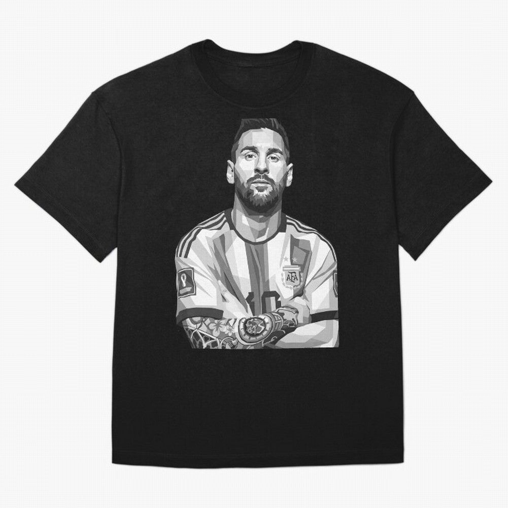 Messi grayscale Classic T-Shirt Mark the FIFA World Cup 2026 Group Stage Journey through Cristiano Ronaldo, Haaland and CR7 Highlights, Brazil, Portugal and Argentina Pride, Vintage Soccer Flavor, Modern Football Stars, National Flags and Final