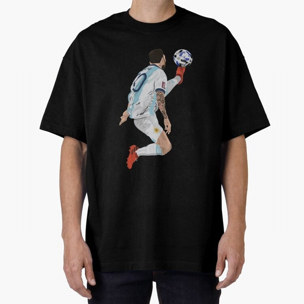 Messi - Lionel Messi Ball Classic T-Shirt Celebrate the Road through FIFA World Cup 2026 Group Stage Capturing Mbappe, Spain Energy, Retro Football Energy, Iconic Rivalries, Trophy Chase Drama and Stadium Atmosphere; Perfect for Fans, Collectors,