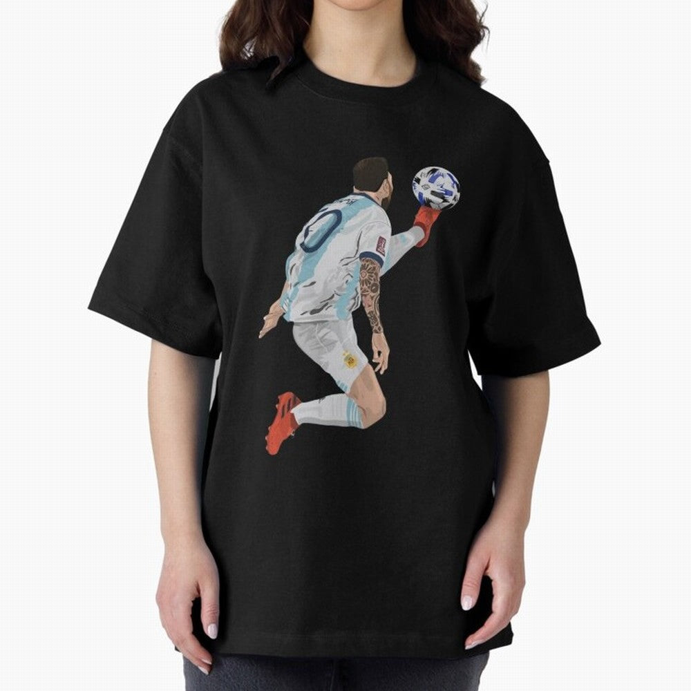 Messi - Lionel Messi Ball Classic T-Shirt Celebrate the Road through FIFA World Cup 2026 Group Stage Capturing Mbappe, Spain Energy, Retro Football Energy, Iconic Rivalries, Trophy Chase Drama and Stadium Atmosphere; Perfect for Fans, Collectors,