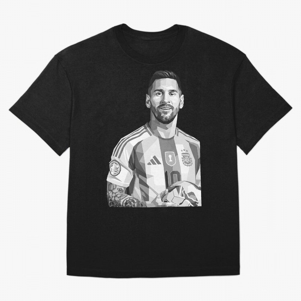 Messi grayscale Classic T-Shirt Fuel Your Fan Pride for Match Day Hype around FIFA World Cup 2026 Group Stage, Cristiano Ronaldo, Argentina and Brazil, Worldwide Fan Energy, Dramatic Goals, Stadium Lights and Championship Celebrations; Made for Die