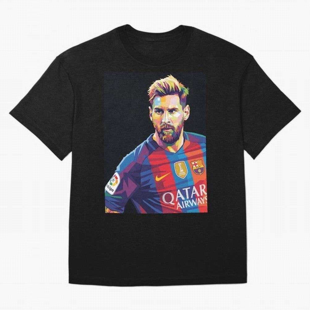 Messi Wpap Oversized T-Shirt Celebrate National Team Dreams in Global Football Passion for FIFA World Cup 2026, Driven by Neymar, Haaland and Cristiano Ronaldo, Argentina and Brazil, Tournament Hype, Historic Matchups, Family Viewing Parties and