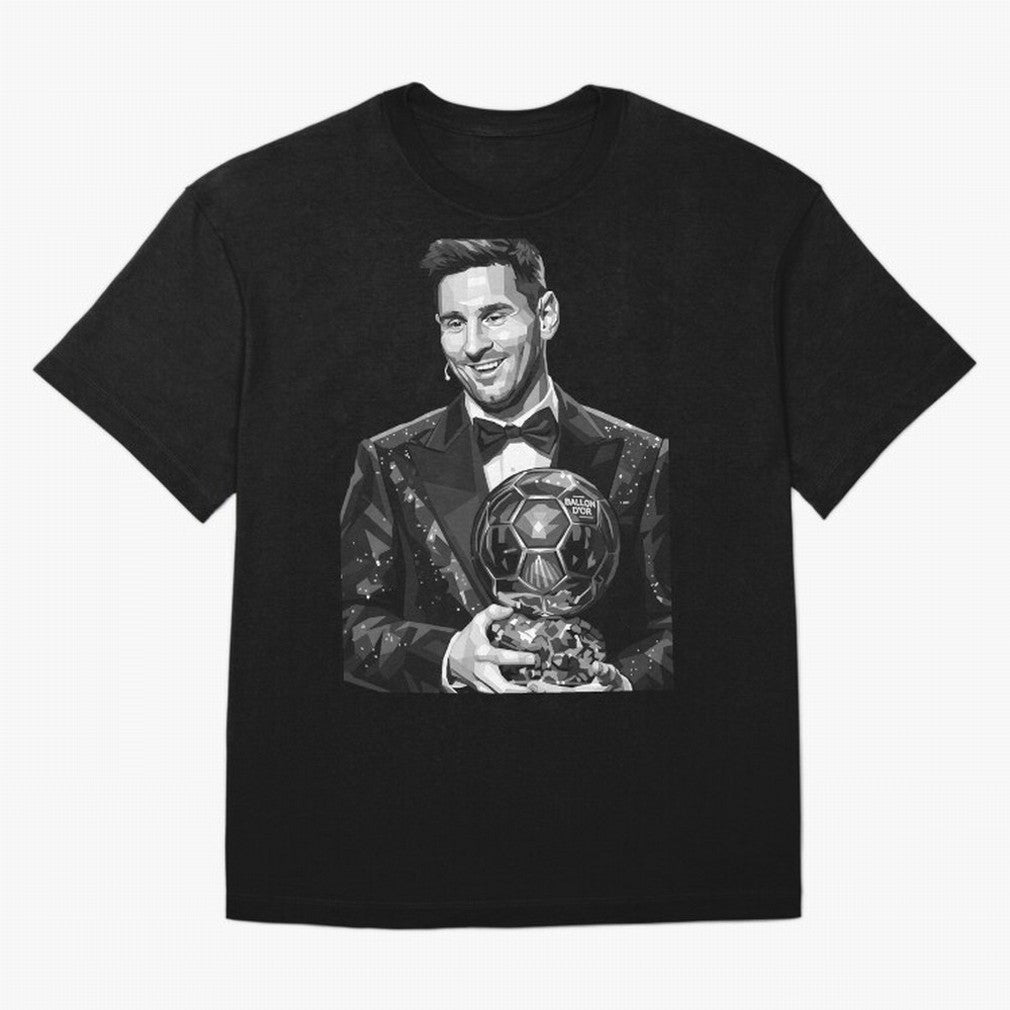 Messi grayscale Oversized T-Shirt Fuel the FIFA World Cup 2026 Journey through Cristiano Ronaldo Highlights, England Pride, Sports Nostalgia, International Competition, Famous Players and Unforgettable Victories; Built for Supporters Chasing Trophy