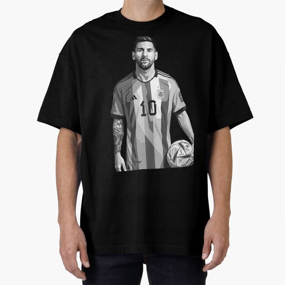 Messi grayscale Classic T-Shirt Bring Supporter Culture to the FIFA World Cup 2026 USA Canada Mexico Journey through Messi Highlights, Spain Pride, Soccer Culture, Superstar Moments, National Team Dreams and Competitive Fire; Great for Watch