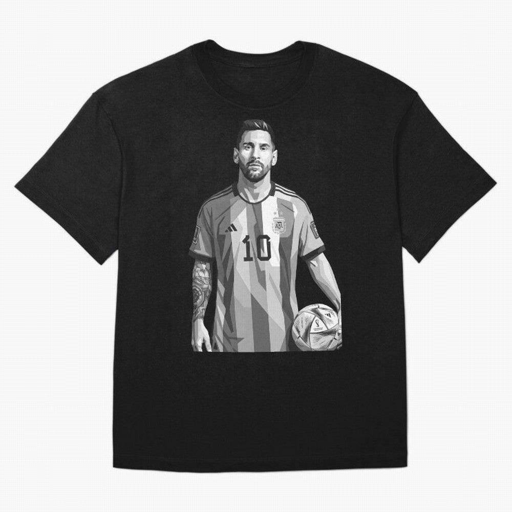Messi grayscale Classic T-Shirt Bring Supporter Culture to the FIFA World Cup 2026 USA Canada Mexico Journey through Messi Highlights, Spain Pride, Soccer Culture, Superstar Moments, National Team Dreams and Competitive Fire; Great for Watch