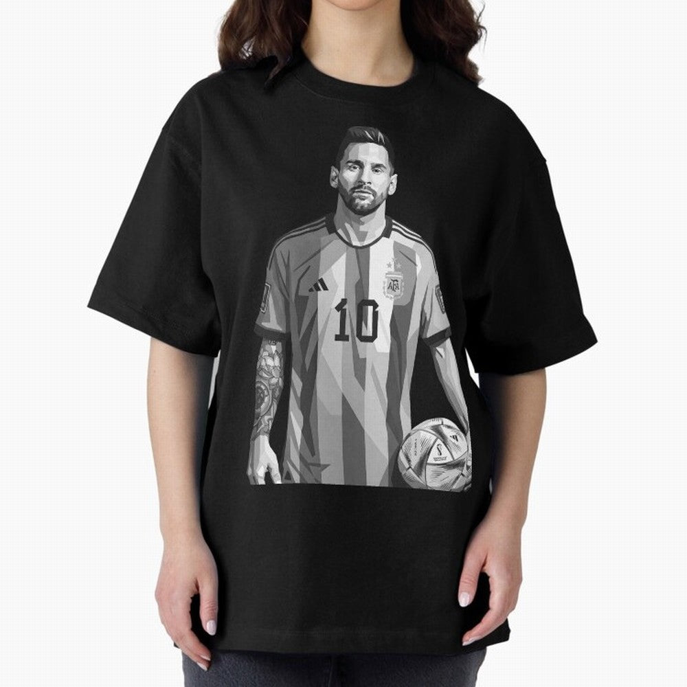 Messi grayscale Classic T-Shirt Bring Supporter Culture to the FIFA World Cup 2026 USA Canada Mexico Journey through Messi Highlights, Spain Pride, Soccer Culture, Superstar Moments, National Team Dreams and Competitive Fire; Great for Watch