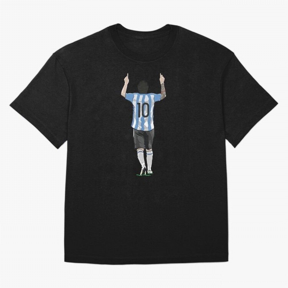 Messi 10 Argentina Classic T-Shirt Show Match Day Excitement for Global Football Passion for FIFA World Cup 2026 USA Canada Mexico, Celebrating Cristiano Ronaldo, Haaland and CR7, England, France and Netherlands, Sports Nostalgia, International