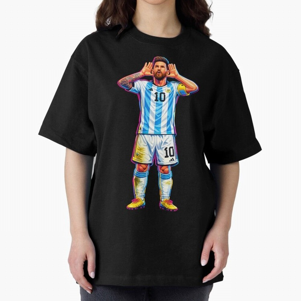 Messi Celebration Classic T-Shirt Bring a Champion Mindset to FIFA World Cup 2026 USA Canada Mexico Highlighting Neymar, Haaland and Cristiano Ronaldo, Spain and Netherlands Energy, Fan Favorite Moments, National Team Passion, Big Match Drama and