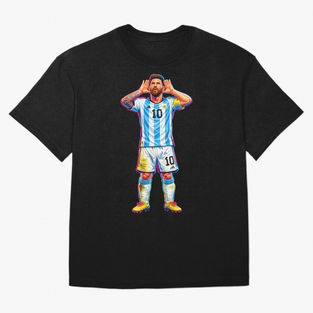 Messi Celebration Classic T-Shirt Bring a Champion Mindset to FIFA World Cup 2026 USA Canada Mexico Highlighting Neymar, Haaland and Cristiano Ronaldo, Spain and Netherlands Energy, Fan Favorite Moments, National Team Passion, Big Match Drama and