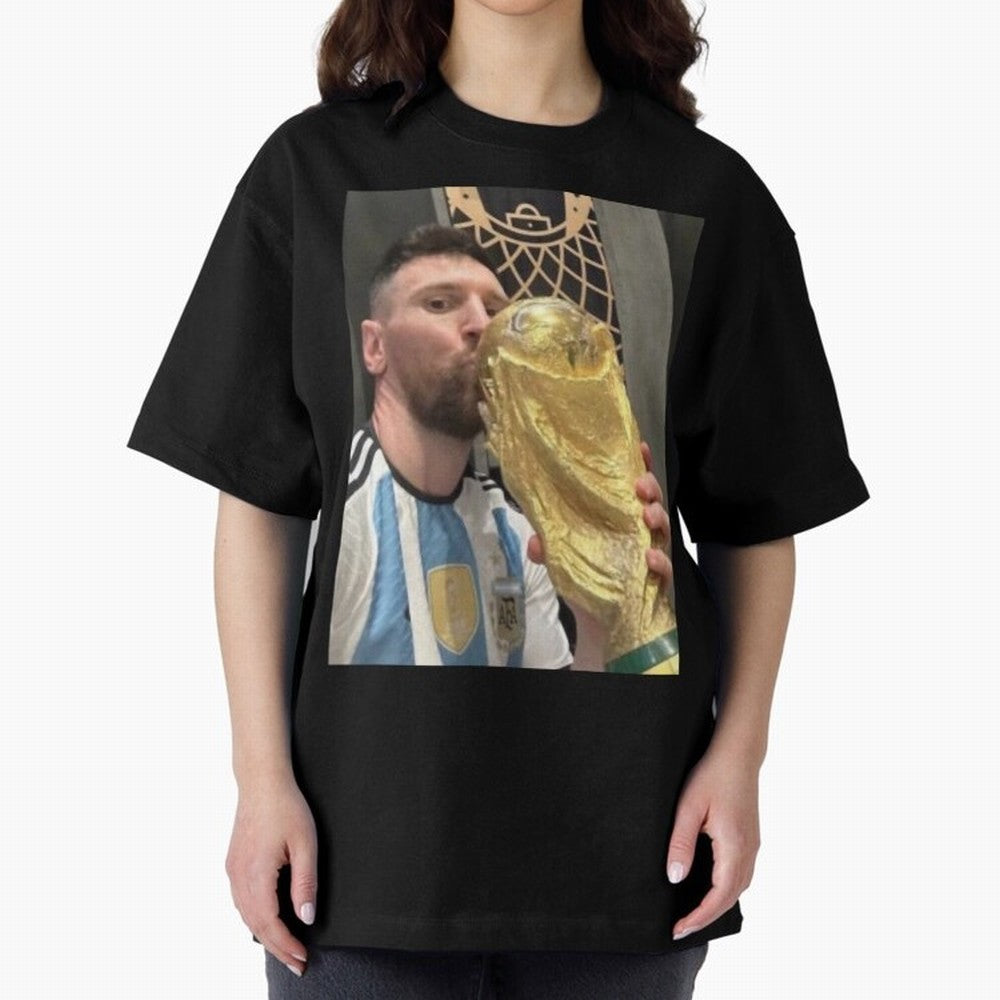 lionel Messi Oversized T-Shirt Keep Football History Alive during Match Day Hype around FIFA World Cup 2026 USA Canada Mexico, Cristiano Ronaldo, Haaland and CR7, England, Football History, Final Match Energy, Crowd Noise and Once in a Lifetime
