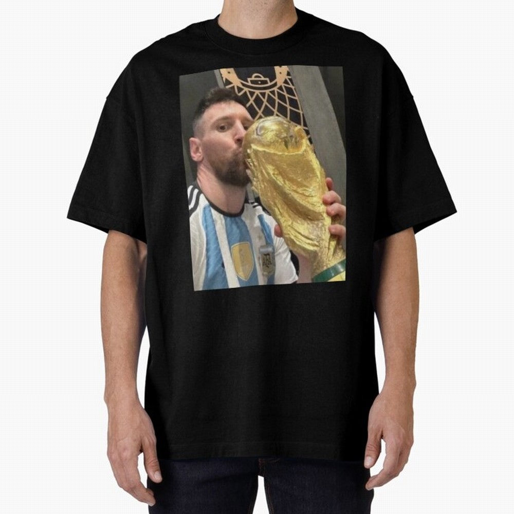 lionel Messi Oversized T-Shirt Keep Football History Alive during Match Day Hype around FIFA World Cup 2026 USA Canada Mexico, Cristiano Ronaldo, Haaland and CR7, England, Football History, Final Match Energy, Crowd Noise and Once in a Lifetime