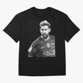 Messi grayscale Classic T-Shirt Fuel Global Football Passion for FIFA World Cup 2026, Inspired by Messi, Neymar and Mbappe, Spain and Netherlands, Vintage Soccer Flavor, Modern Football Stars, National Flags and Final Night Emotion; Ideal for