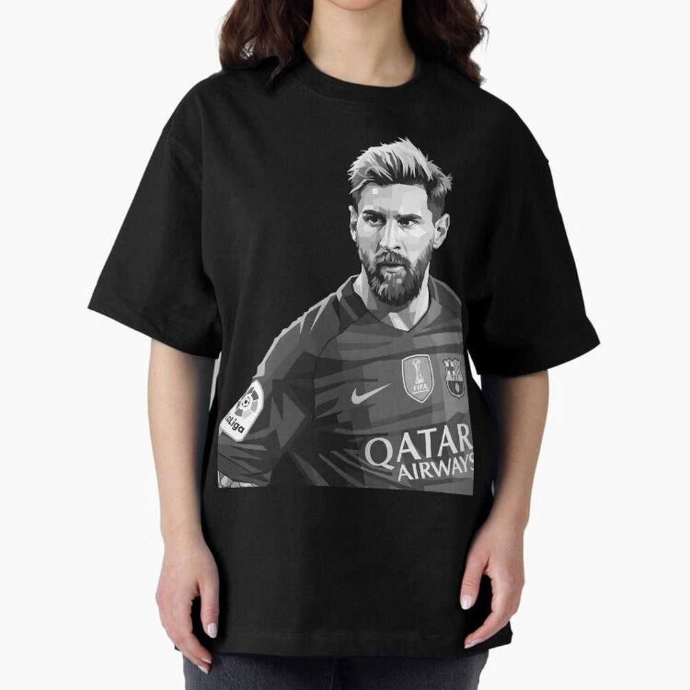 Messi grayscale Classic T-Shirt Fuel Global Football Passion for FIFA World Cup 2026, Inspired by Messi, Neymar and Mbappe, Spain and Netherlands, Vintage Soccer Flavor, Modern Football Stars, National Flags and Final Night Emotion; Ideal for