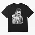 Messi grayscale Oversized T-Shirt Wear the Spirit of Global Football Passion for FIFA World Cup 2026 Group Stage, Made for Messi, Germany, Tournament Hype, Historic Matchups, Family Viewing Parties and Global Sports Pride; Great for Watch Parties,