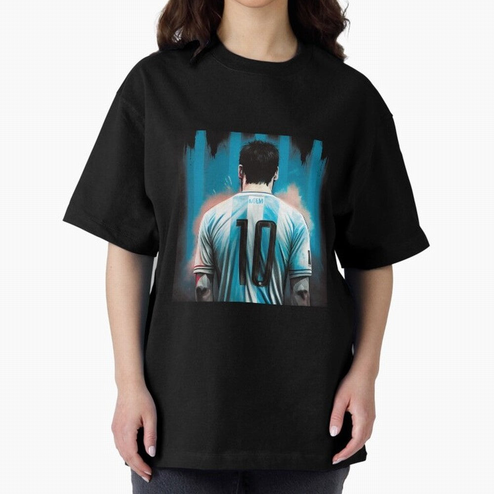 Lionel Messi Oversized T-Shirt Join the Countdown to Match Day Hype around FIFA World Cup 2026, Cristiano Ronaldo, Haaland and CR7, Portugal, Football Passion, Legendary Performances, Festival Vibes and Supporter Community; Perfect for Supporters