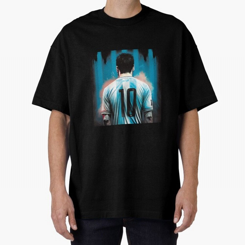 Lionel Messi Oversized T-Shirt Join the Countdown to Match Day Hype around FIFA World Cup 2026, Cristiano Ronaldo, Haaland and CR7, Portugal, Football Passion, Legendary Performances, Festival Vibes and Supporter Community; Perfect for Supporters