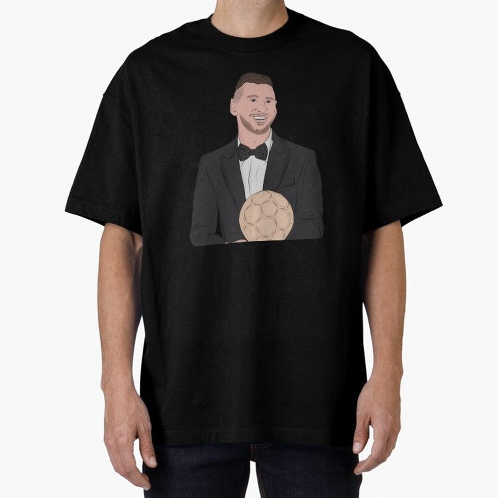 Lionel Messi 2023 Ballon d'Or Classic T-Shirt Wear the Spirit of FIFA World Cup 2026 Spirit, Highlighting England and Germany, CR7, Supporter Pride, Iconic Celebrations, Legendary Names and Global Match Day Energy; Ideal for Football Dads, Football