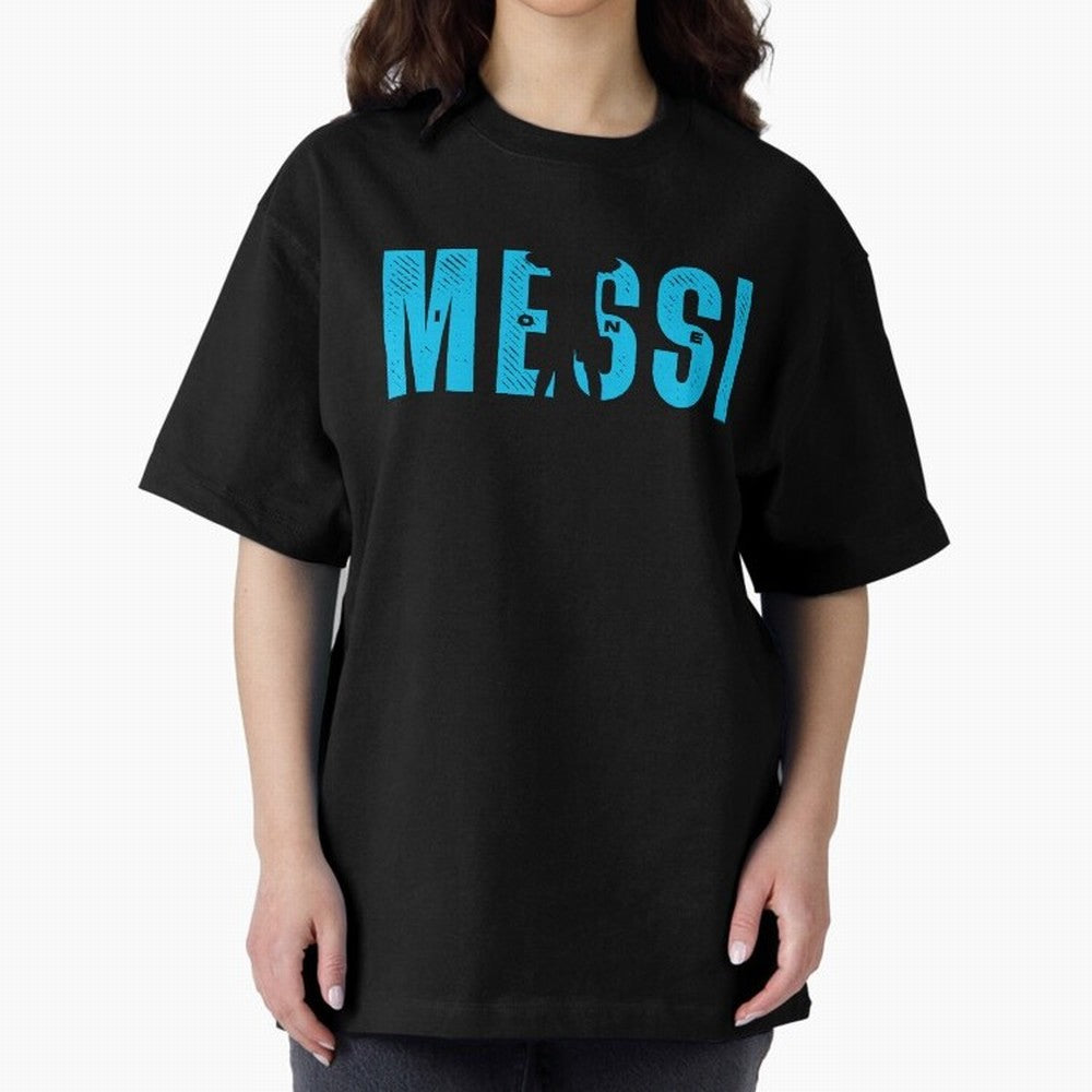 Lionel 10 The Goat Oversized T-Shirt Capture FIFA World Cup 2026 Group Stage Filled with CR7, France and Portugal Energy, Goal Celebration Energy, Supporter Heritage, Football Icons and Worldwide Tournament Joy; Great for Watch Parties, Sports