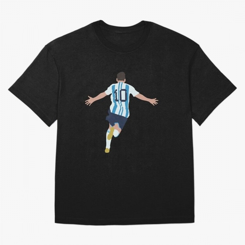 Lionel Messi minimalist illustration Classic T-Shirt Live for the Drama of FIFA World Cup 2026 Group Stage for Fans of Mbappe and Neymar and Spain and Netherlands, Bringing Champion Mindset, Group Stage Buzz, Knockout Tension and Passionate Fan