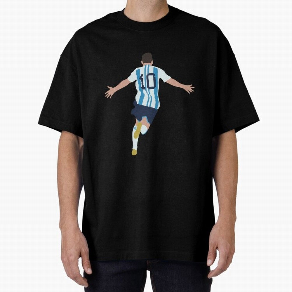 Lionel Messi minimalist illustration Classic T-Shirt Live for the Drama of FIFA World Cup 2026 Group Stage for Fans of Mbappe and Neymar and Spain and Netherlands, Bringing Champion Mindset, Group Stage Buzz, Knockout Tension and Passionate Fan