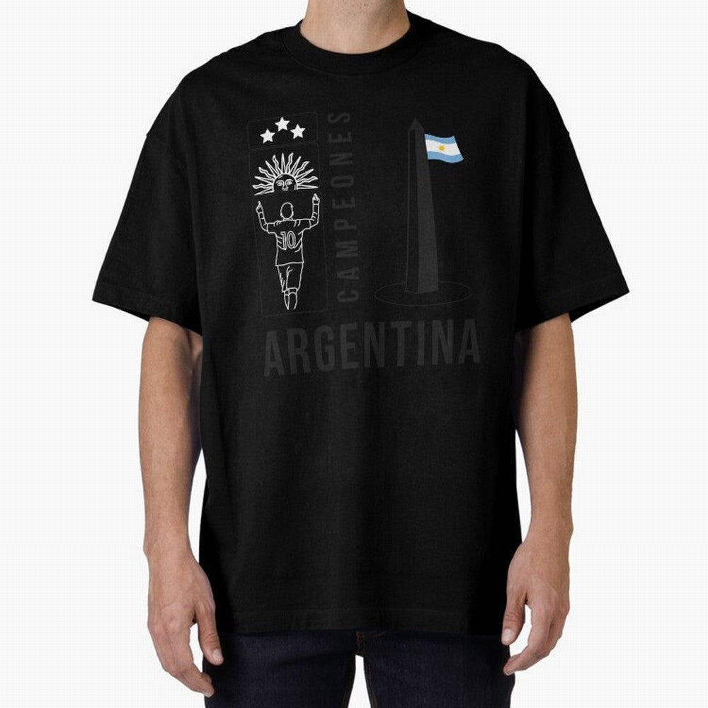 Argentina Campeon Classic T-Shirt Honor Global Football Passion for FIFA World Cup 2026 USA Canada Mexico, Built around Cristiano Ronaldo, France, Tournament Hype, Historic Matchups, Family Viewing Parties and Global Sports Pride; Ideal for
