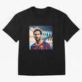 Messi Photo Realistic Paint Art Classic T-Shirt Bring Champion Energy into FIFA World Cup 2026 USA Canada Mexico Inspired by CR7 and Messi, England, France and Netherlands Energy, Stadium Memories, Football Loyalty, International Chants and
