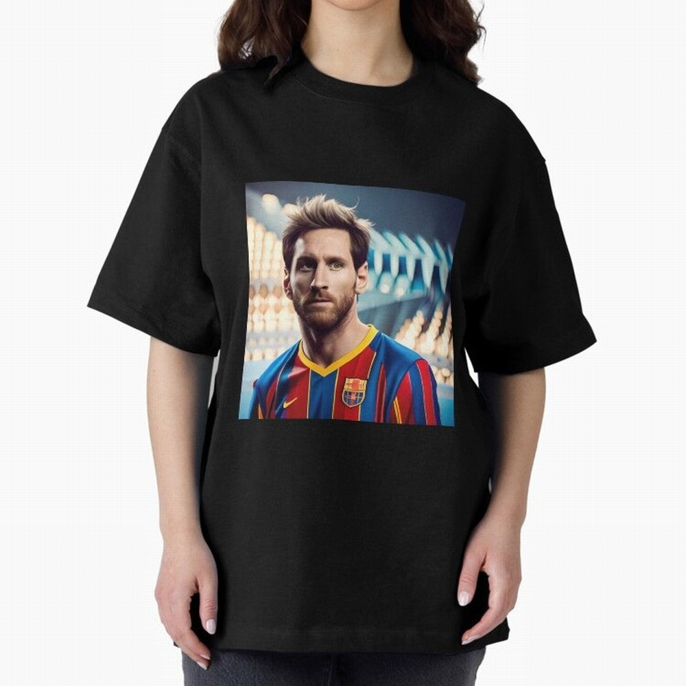 Messi Photo Realistic Paint Art Classic T-Shirt Bring Champion Energy into FIFA World Cup 2026 USA Canada Mexico Inspired by CR7 and Messi, England, France and Netherlands Energy, Stadium Memories, Football Loyalty, International Chants and