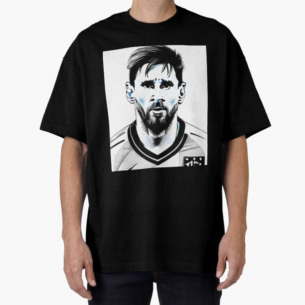 Lionel Messi Oversized T-Shirt Turn Up for Global Football Passion for FIFA World Cup 2026 Group Stage, Filled with Cristiano Ronaldo, Spain and Netherlands, Worldwide Fan Energy, Dramatic Goals, Stadium Lights and Championship Celebrations;
