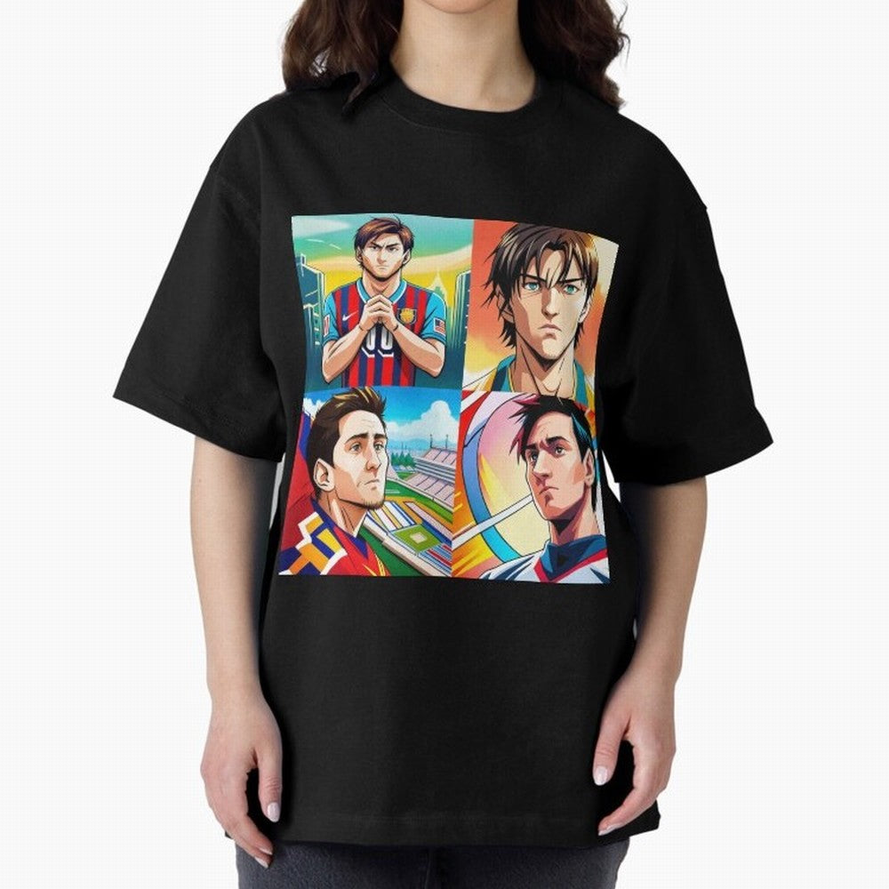 Messi Inspired Anime Art Pack Classic T-Shirt Bring World Football Passion into Global Football Passion for FIFA World Cup 2026 Group Stage, Inspired by Mbappe, France and Portugal, Supporter Pride, Iconic Celebrations, Legendary Names and Global