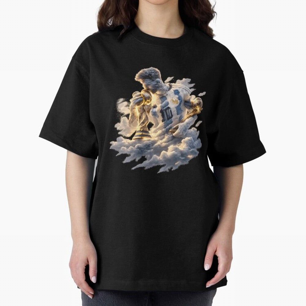 Lionel Messi ¨C Divine Number 10 Oversized T-Shirt Make Game Day About FIFA World Cup 2026 USA Canada Mexico for Fans of Mbappe and Neymar and Germany, Bringing Classic Soccer Heritage, Championship Pressure, Fan Loyalty and International Pride;