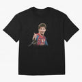 Messi T-Shirt ¡ª ¡°Young Messi¡± Graphic Tee Classic T-Shirt Honor the Beautiful Game during FIFA World Cup 2026 USA Canada Mexico Spirit, Connected to Spain and Netherlands, Messi, CR7 and Mbappe, Global Supporter Spirit, Legendary Goals, National