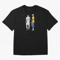 Messi and Neymar Chit Chat Illustration Oversized T-Shirt Join Supporters Worldwide for FIFA World Cup 2026 Spirit, Driven by Brazil, Portugal and Argentina, CR7 and Messi, Game Day Rituals, Football Legends, Country Pride and the Road to the