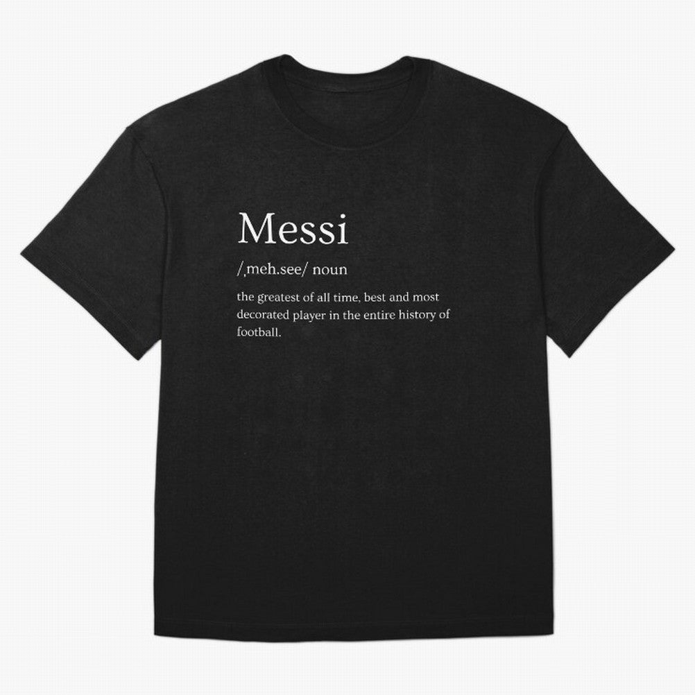 Definition of Messi Classic T-Shirt Spotlight FIFA World Cup 2026 USA Canada Mexico Spirit, Capturing France, Neymar, Championship Spirit, Famous Goals, Roaring Crowds and International Football Unity; Built for Supporters Chasing Trophy Dreams,