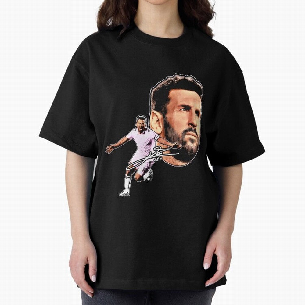 Lionel messi Retro Style Tee Bootleg big face vintage argentina Football Legend Classic T-Shirt Feel Match Day Hype around FIFA World Cup 2026 USA Canada Mexico, Cristiano Ronaldo, Netherlands, Match Day Excitement, Supporter Culture, Golden Goals
