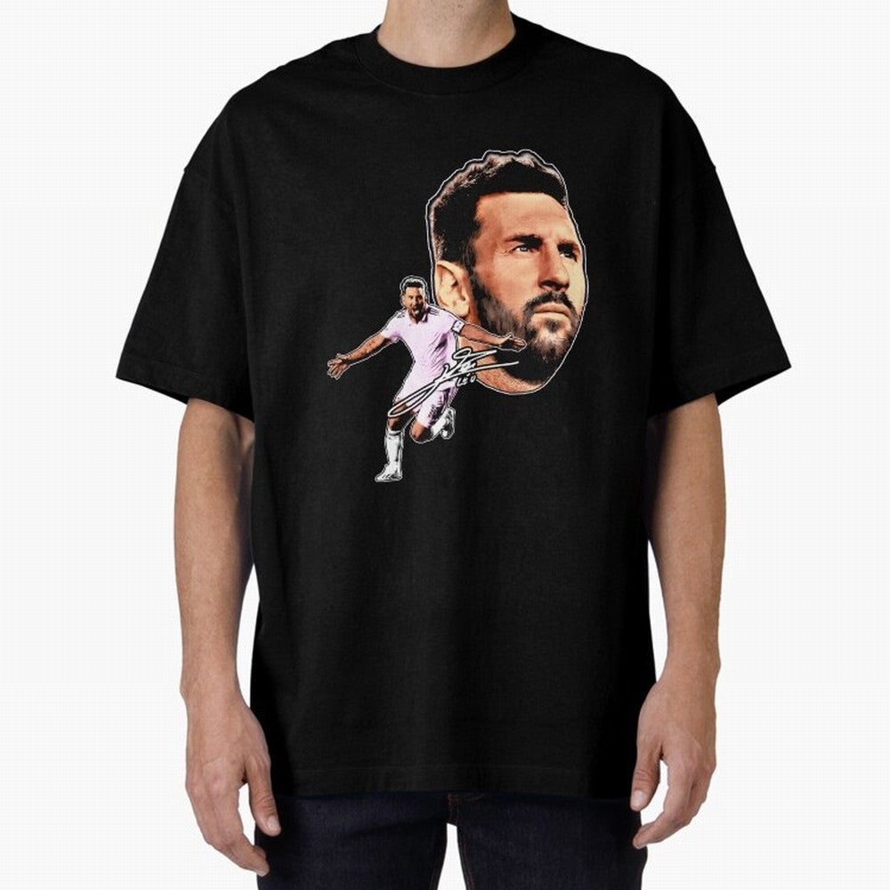 Lionel messi Retro Style Tee Bootleg big face vintage argentina Football Legend Classic T-Shirt Feel Match Day Hype around FIFA World Cup 2026 USA Canada Mexico, Cristiano Ronaldo, Netherlands, Match Day Excitement, Supporter Culture, Golden Goals