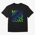 Messi is the GOAT Oversized T-Shirt Feel the Roar of Global Football Passion for FIFA World Cup 2026 USA Canada Mexico, Featuring Messi, Neymar and Mbappe, Germany, Championship Spirit, Famous Goals, Roaring Crowds and International Football Unity;