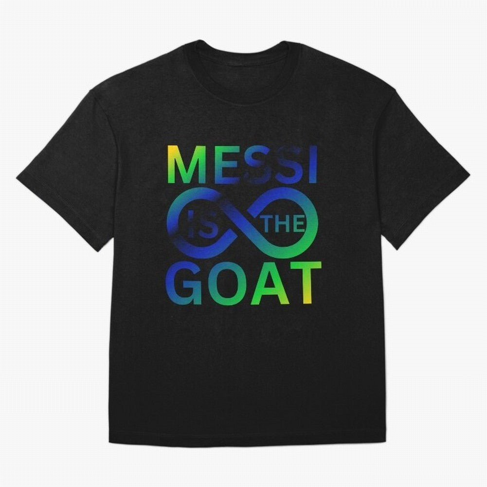 Messi is the GOAT Oversized T-Shirt Feel the Roar of Global Football Passion for FIFA World Cup 2026 USA Canada Mexico, Featuring Messi, Neymar and Mbappe, Germany, Championship Spirit, Famous Goals, Roaring Crowds and International Football Unity;