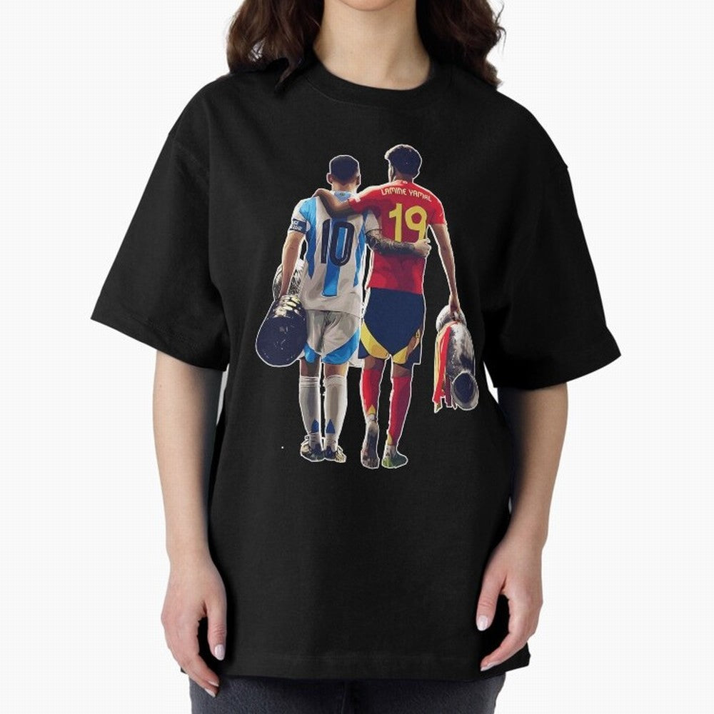 Lionel Messi and Foster child Classic T-Shirt Relive Legendary Nights from Match Day Hype around FIFA World Cup 2026 Group Stage, Neymar, Argentina, France and Brazil, Fan Favorite Moments, National Team Passion, Big Match Drama and Soccer History;