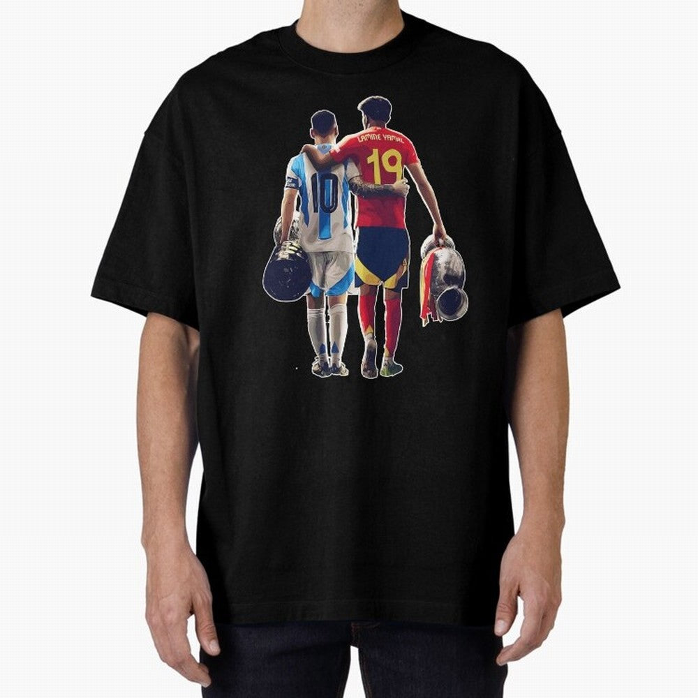 Lionel Messi and Foster child Classic T-Shirt Relive Legendary Nights from Match Day Hype around FIFA World Cup 2026 Group Stage, Neymar, Argentina, France and Brazil, Fan Favorite Moments, National Team Passion, Big Match Drama and Soccer History;